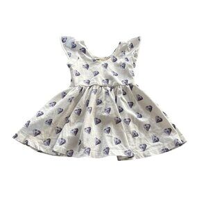 Monica + Andy Organic Cotton Dress Purple Gems Size 6-12M